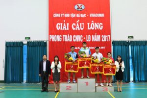 Công ty Kho vận Đá Bạc tổ chức giải Cầu lông phong trào CNVC- LĐ năm 2017